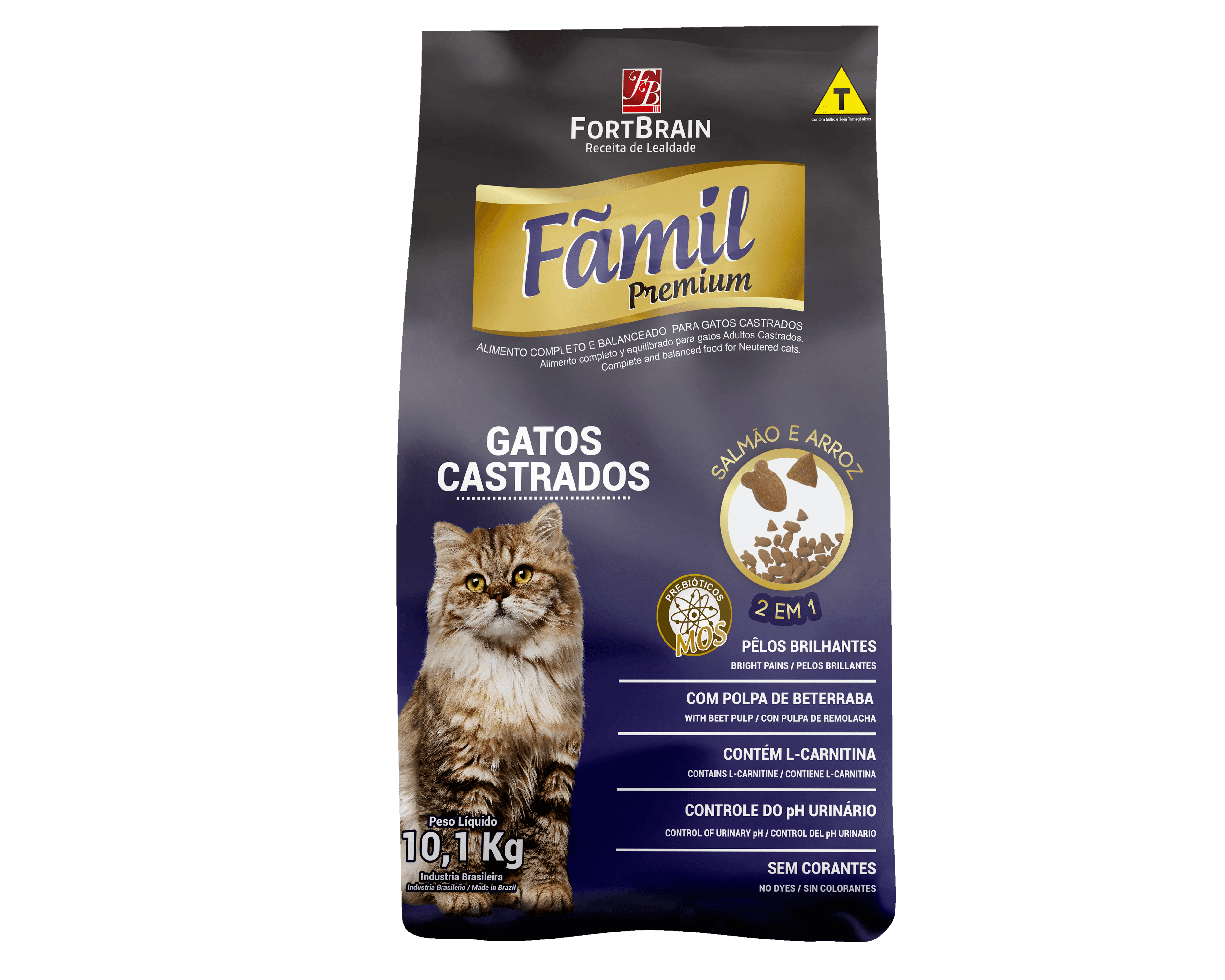 Ração Brain Plus Premium Especial Gatos Filhotes Sabor Frango e