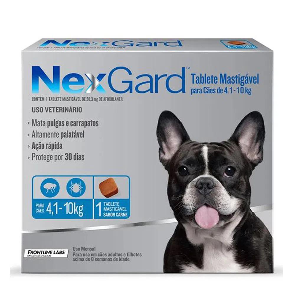 NexGard 1 tablete 28,3mg 4,1kg a 10kg